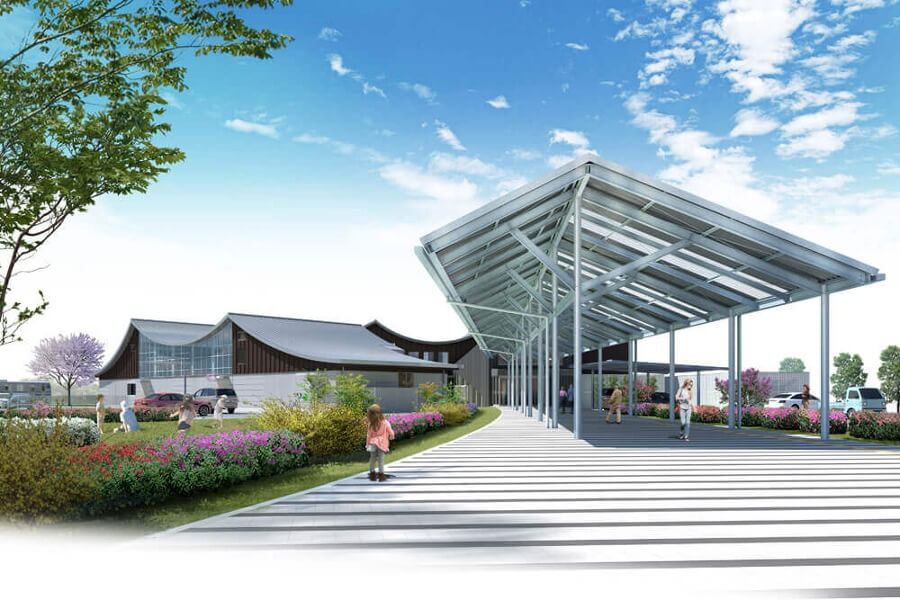 �������𗬃Z���^�[�̌��z�p�[�X�ł�